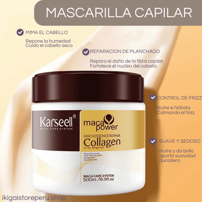 Tratamiento Capilar - Mascarilla KARSEELL con colágeno y maca